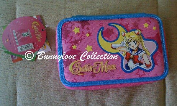 Sailor Moon Sun-Star Stationary Pencil Case w/ Book Strap Sailor Jupiter  NWT